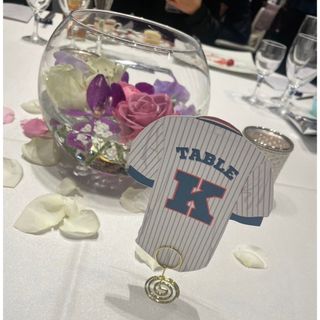 テーブルナンバー　結婚式　野球ユニフォーム(その他)