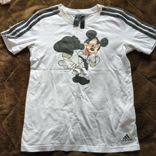 アディダス(adidas)のadidas×ミッキー☆空手柄　半袖Tシャツ　140(Tシャツ/カットソー)