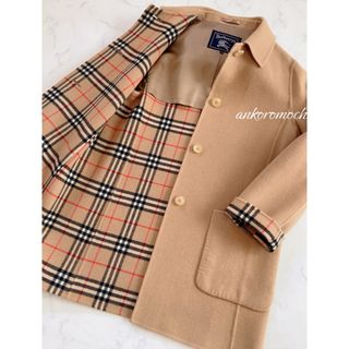 BURBERRY - 高級【羊毛カシミヤコート】BURBERRY、バーバリー、人気デザイン