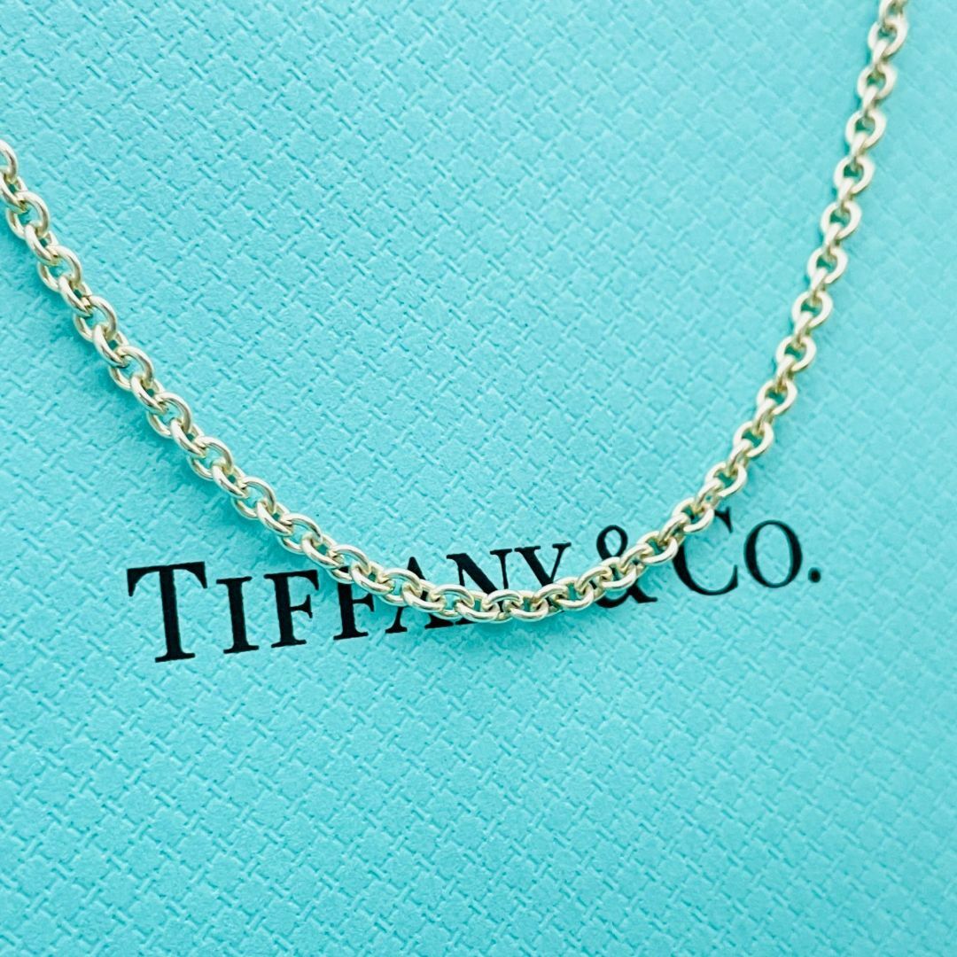 Tiffany & Co.(ティファニー)の美品 太め ティファニー ラージ チェーン ネックレス シルバー★824 レディースのアクセサリー(ネックレス)の商品写真