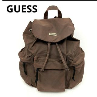 GUESS - GUESS　ゲス　リュック　　バックパック　ブラウン　茶　b