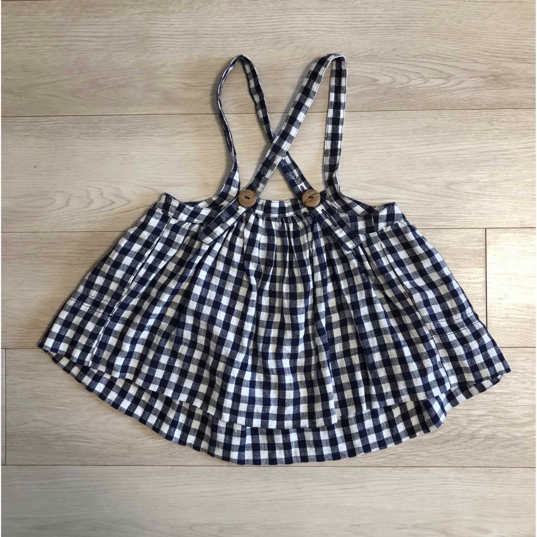 soor ploom  Eloise pinafore gingham キッズ/ベビー/マタニティのキッズ服女の子用(90cm~)(スカート)の商品写真