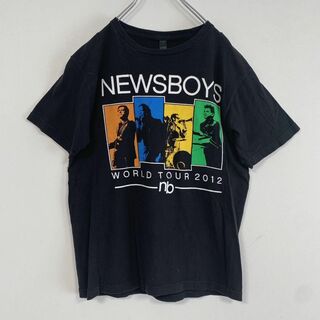 ニュースボーイズ ツアーブラックTシャツ tultex 半袖 プリント(Tシャツ/カットソー(半袖/袖なし))