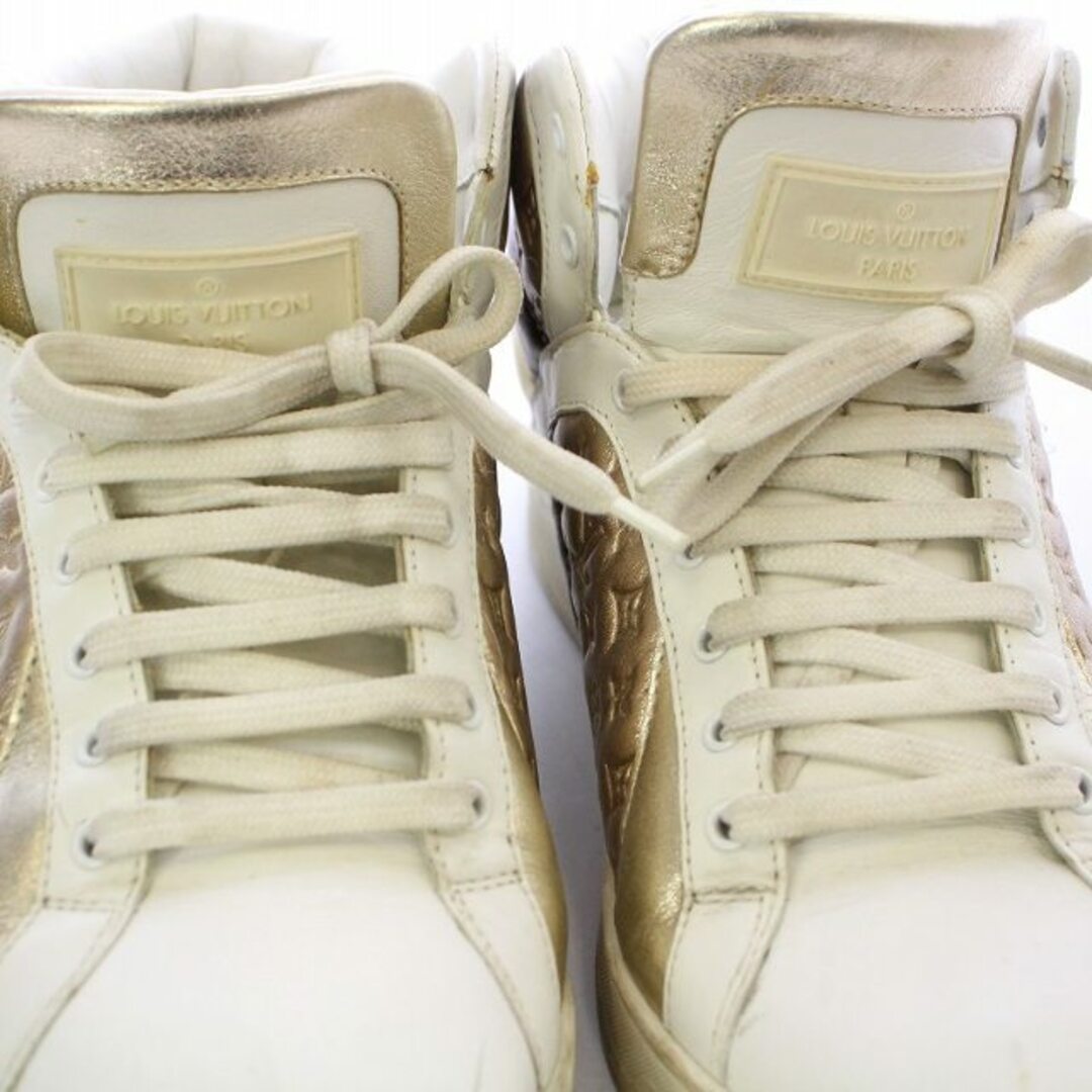 LOUIS VUITTON(ルイヴィトン)のルイヴィトン Leather Sydney Sneakers WhiteGold レディースの靴/シューズ(スニーカー)の商品写真