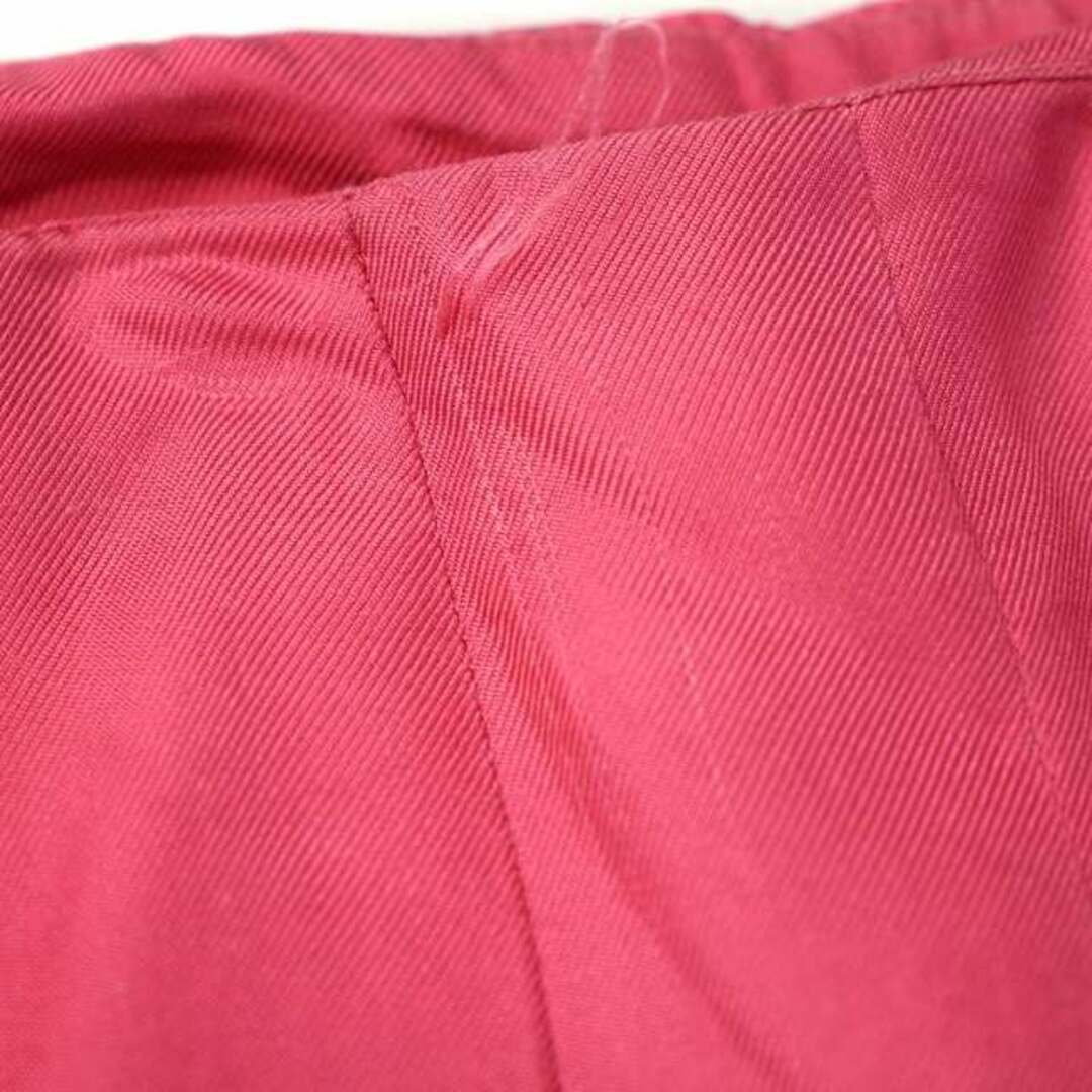 PRADA(プラダ)のプラダ プリーツスカート サイドジップ 絹 シルク ひざ丈 42 XL ピンク レディースのスカート(ひざ丈スカート)の商品写真