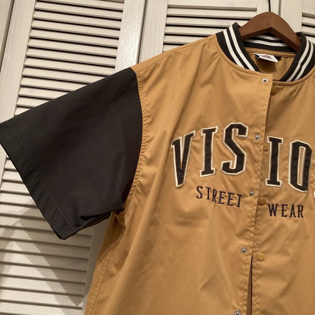 VISION STREET WEAR(ヴィジョン ストリート ウェア)の定価6490円　VISION STREET WEAR ワッペンベースボールシャツ メンズのトップス(シャツ)の商品写真