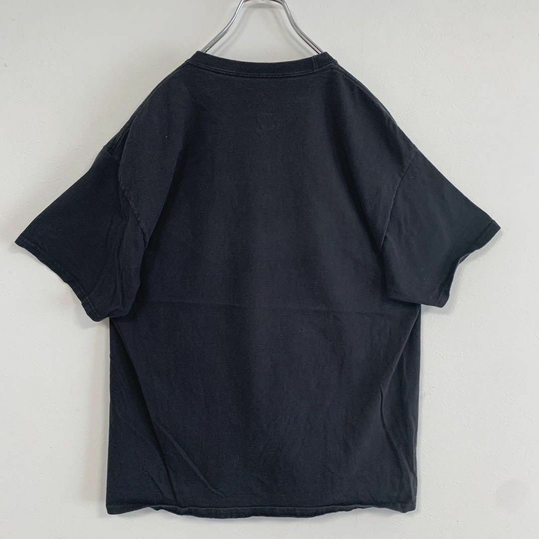 Hanes(ヘインズ)のHanes ブラックT半袖 プリントTシャツ XLサイズ メンズのトップス(Tシャツ/カットソー(半袖/袖なし))の商品写真