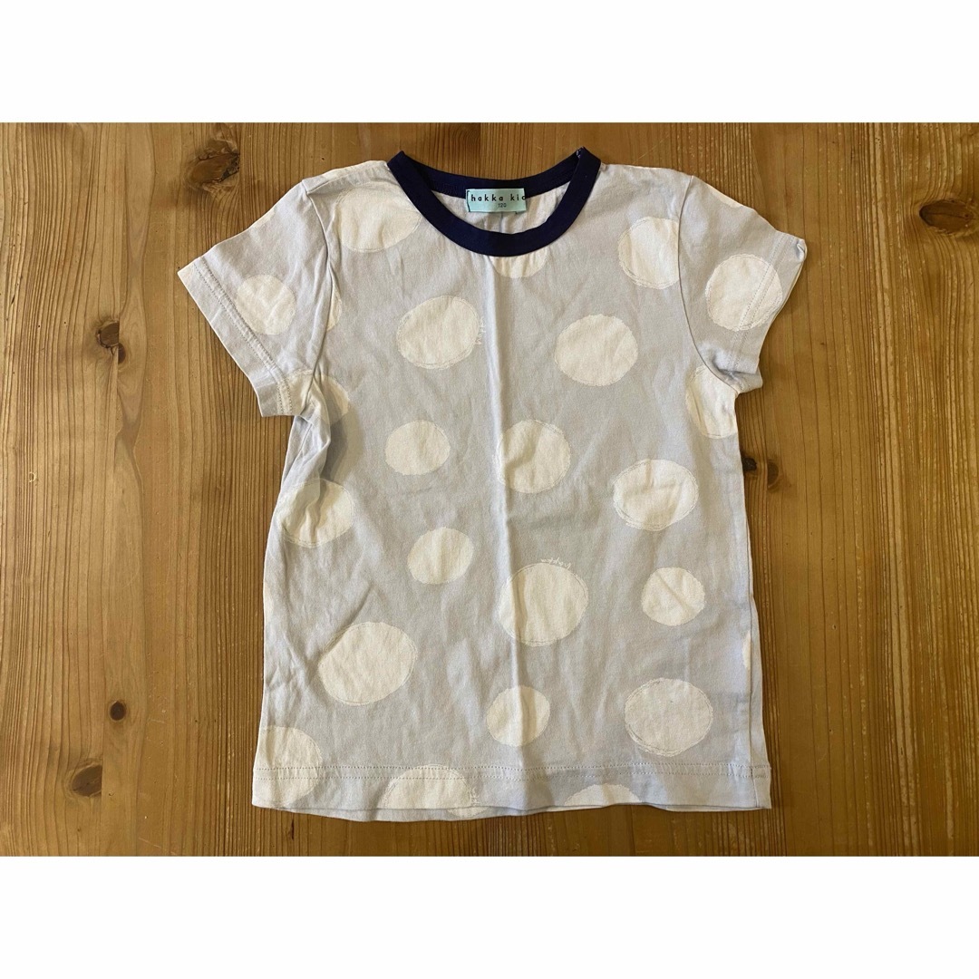 hakka kids(ハッカキッズ)のハッカキッズ ドット 半袖Tシャツ サイズ120 キッズ/ベビー/マタニティのキッズ服男の子用(90cm~)(Tシャツ/カットソー)の商品写真