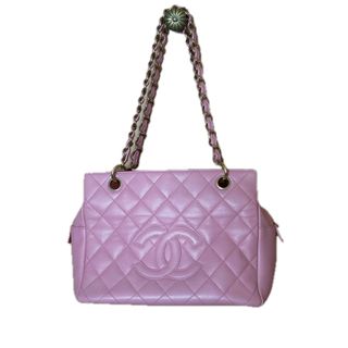 シャネル(CHANEL)のCHANEL マトラッセ　チェーン　トート　ピンク　バッグ(トートバッグ)