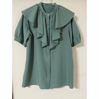 ユナイテッドアローズグリーンレーベルリラクシング(UNITED ARROWS green label relaxing)の【最終値下げ•美品】グリーンレーベルリラクシング　半袖ブラウス(シャツ/ブラウス(半袖/袖なし))