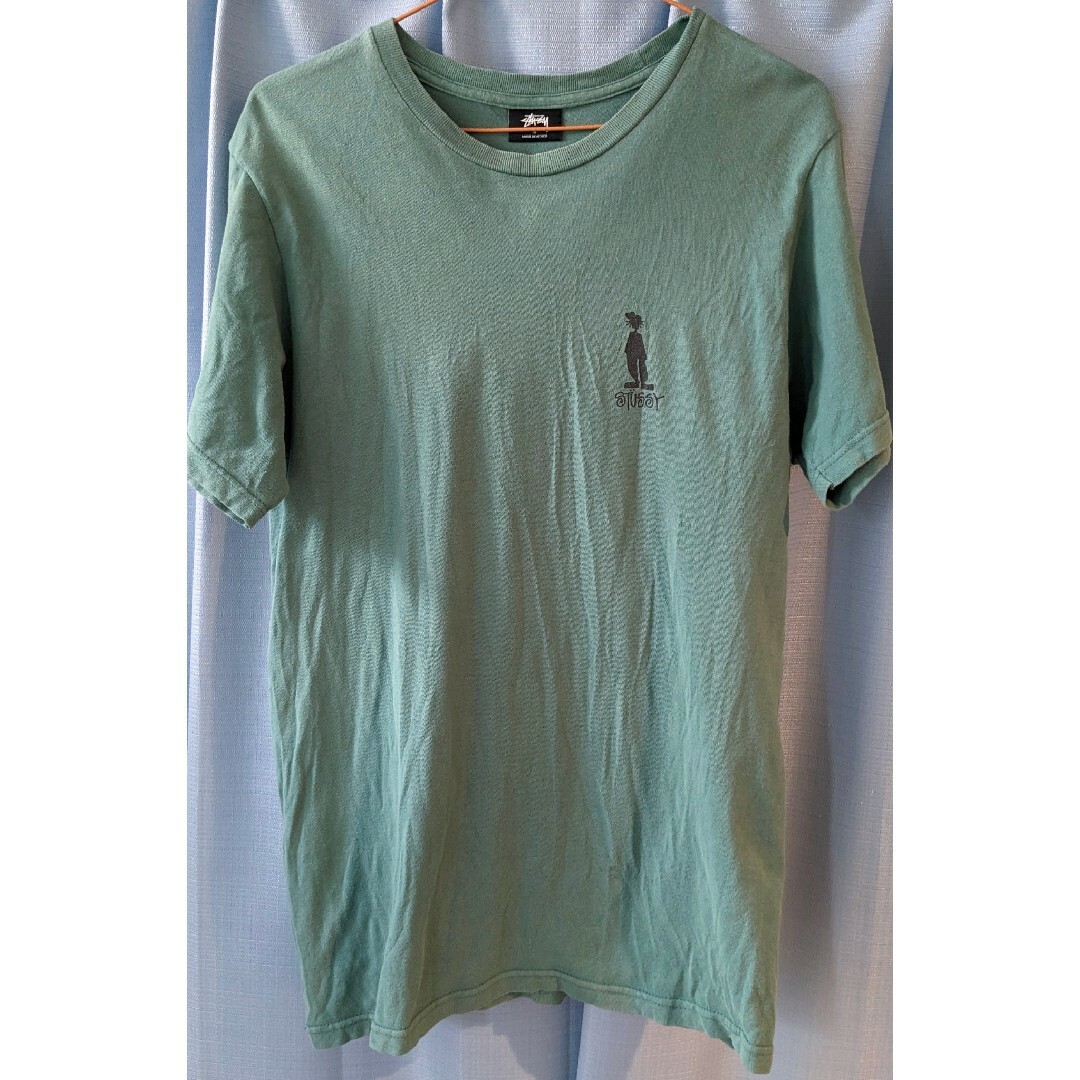 STUSSY(ステューシー)のstussy シャドーマン Tシャツ ライトグリーン メンズのトップス(Tシャツ/カットソー(半袖/袖なし))の商品写真