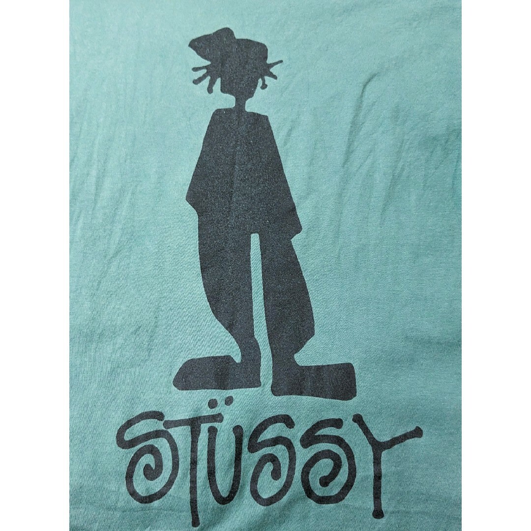 STUSSY(ステューシー)のstussy シャドーマン Tシャツ ライトグリーン メンズのトップス(Tシャツ/カットソー(半袖/袖なし))の商品写真