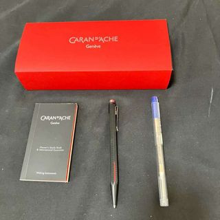 CARAN d'ACHE - 【中古】 ★美品★ CARAN D'ACHE ボールペン カランダッシュ 筆記 文具 ステショナリー ★替えインク付属★ (BT1)