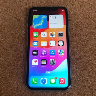 アイフォーン(iPhone)の289【早い者勝ち】電池最良好☆iPhoneXR 128GB SIMフリー☆(スマートフォン本体)