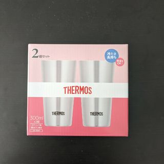 サーモス(THERMOS)の真空断熱タンブラー JDI-300P ステンレス(タンブラー)