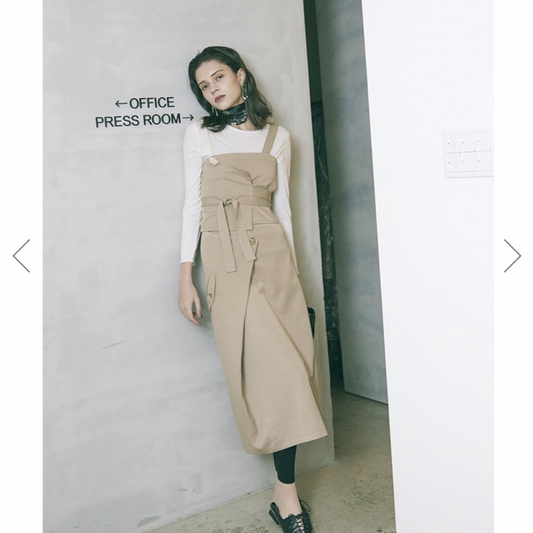 Ameri VINTAGE(アメリヴィンテージ)のセットアップ♡アメリヴィンテージ　ビスチェ　ROLL SET UP SKIRT レディースのワンピース(ロングワンピース/マキシワンピース)の商品写真