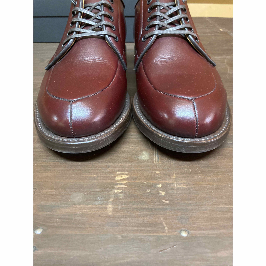 24.5 新品 WHEEL ROBE Vチップ ワインハイマー カーフレザー 24.5 新品 WHEEL ROBE Vチップ ワインハイマー カーフレザー