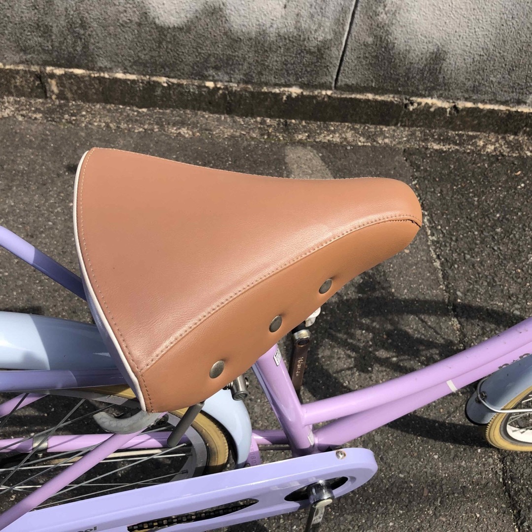 自転車本体　26インチ　ニコプチスクールコラボ　パープル スポーツ/アウトドアの自転車(自転車本体)の商品写真