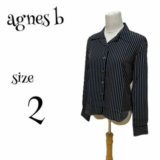 agnes b. - agnes b PARISアニエスベーパリス ☆ ストライプシャツ 長袖シャツ