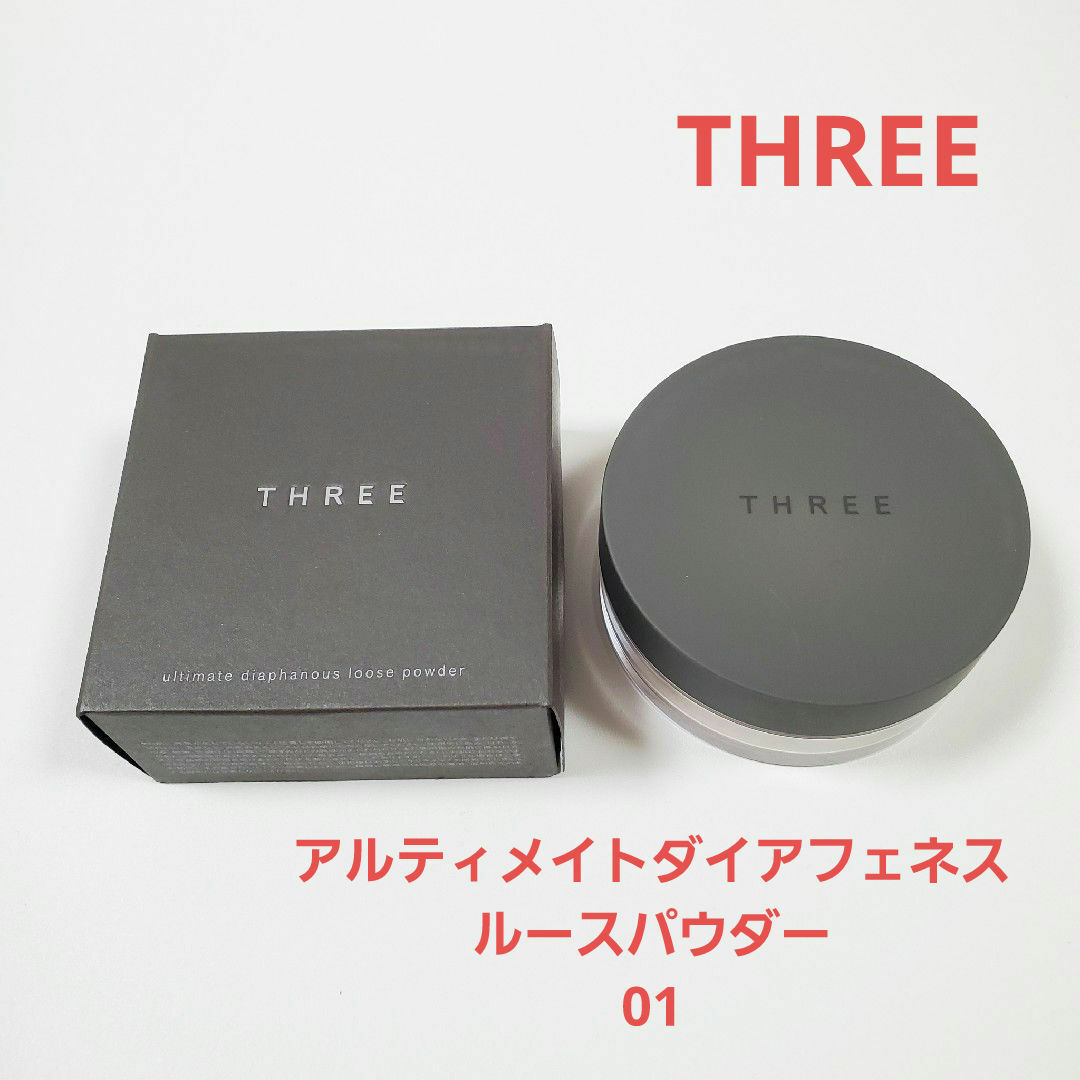 THREE(スリー)のTHREE アルティメイトダイアフェネスルースパウダー 01 フェイスパウダー コスメ/美容のベースメイク/化粧品(フェイスパウダー)の商品写真