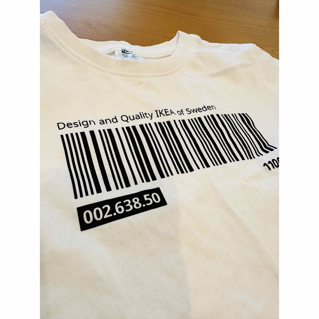 IKEA(イケア)のIKEATシャツ110センチ キッズ/ベビー/マタニティのキッズ服男の子用(90cm~)(Tシャツ/カットソー)の商品写真