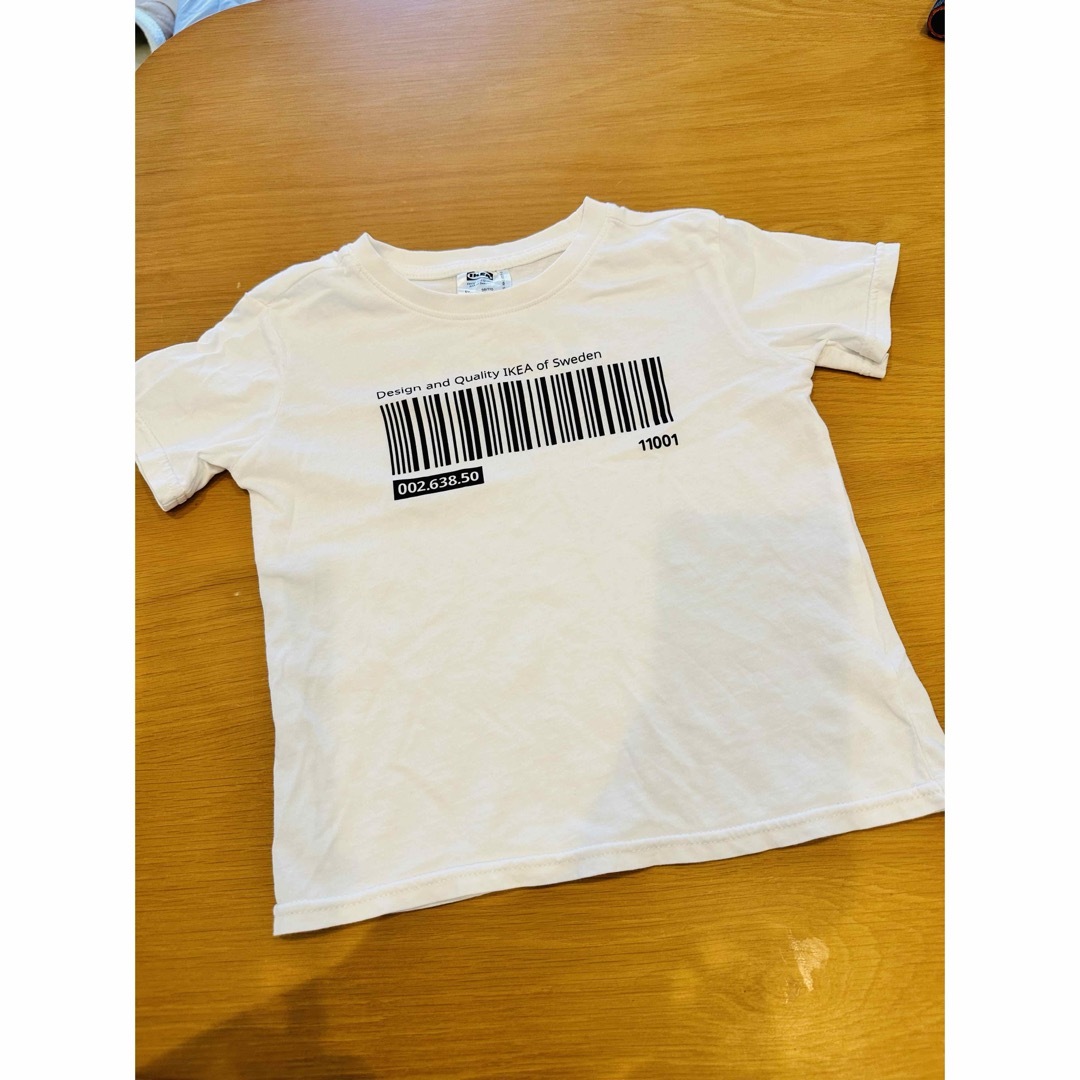 IKEA(イケア)のIKEATシャツ110センチ キッズ/ベビー/マタニティのキッズ服男の子用(90cm~)(Tシャツ/カットソー)の商品写真