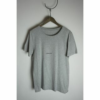 サンローラン(Saint Laurent)の美品18SS サンローラン パリ クラシック ロゴ Tシャツ 灰1029N▲(Tシャツ/カットソー(半袖/袖なし))