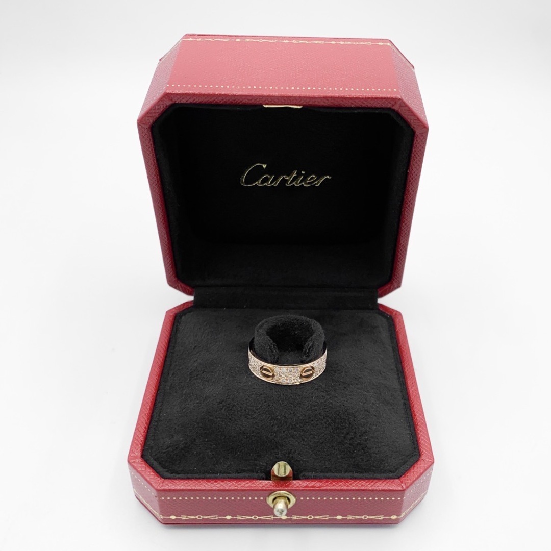 Cartier(カルティエ)の【仕上済】カルティエ ラブリング 17号 PG ダイヤ 17 57 K18PG メンズ リング・指輪 CARTIER メンズのアクセサリー(リング(指輪))の商品写真