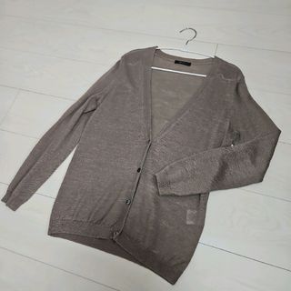 コムサイズム(COMME CA ISM)の【値下げ】COMME CA ISM  カーディガン  麻 Mサイズ(カーディガン)