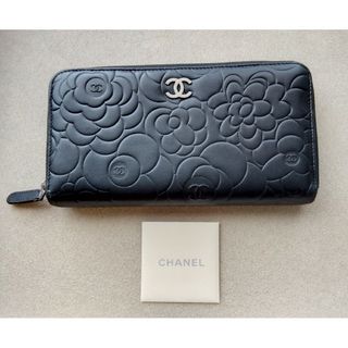 シャネル(CHANEL)の★CHANEL★シャネル★カメリア★ココマーク★ラウンドファスナー★長財布★(財布)