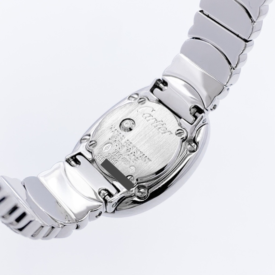 Cartier(カルティエ)の【保証書付】カルティエ ミニベニュワール K18 WG ベゼル&ブレスフルダイヤ K18WG レディース 腕時計 CARTIER 時計 レディースのファッション小物(腕時計)の商品写真