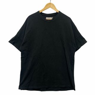 ノンネイティブ(nonnative)のNONNATIVE ノンネイティブ NN-C4229 CLERK S/S TEE COTTON PIQUE OVERDYED 鹿の子生地 半袖Ｔシャツ ブラック サイズ4 正規品 / B4492(Tシャツ/カットソー(半袖/袖なし))