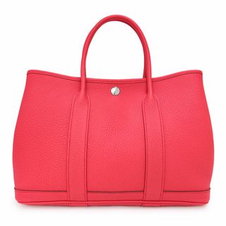 エルメス(Hermes)のエルメス ガーデンパーティ 30 TPM ハンドバッグ ネゴンダ レザー ブーゲンビリア レッド 赤 シルバー金具 T刻印 HERMES（新品・未使用品）(ハンドバッグ)