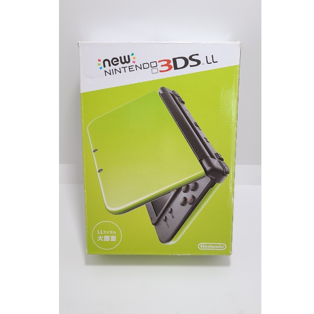 ニンテンドー3DS(ニンテンドー3DS)のNewニンテンドー3DS LL ライムブラック エンタメ/ホビーのゲームソフト/ゲーム機本体(携帯用ゲーム機本体)の商品写真