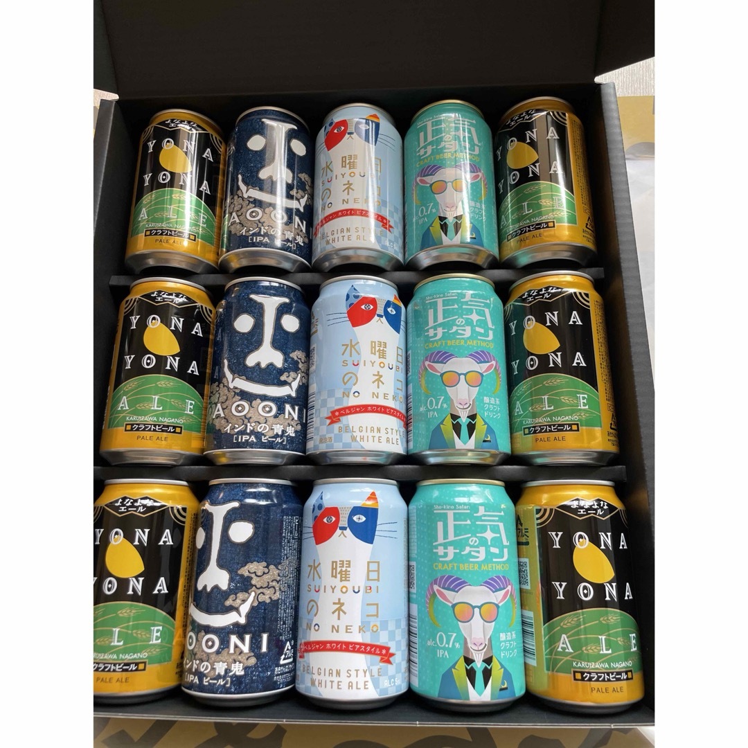  よなよなエール 4種 飲み比べ [ 350ml×15本 ]  食品/飲料/酒の酒(ビール)の商品写真