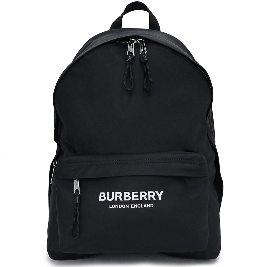 BURBERRY(バーバリー)のバーバリー バーバリー BURBERRY リュック デイパック バックパック ナイロン カーフスキン レザー BLACK ブラック 黒 シルバー金具 8021084 BURBERRY（新品・未使用品） レディースのバッグ(リュック/バックパック)の商品写真