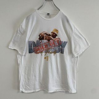 DABABY 白T ラッパー パフォーマンスGILDAN 半袖 Tシャツ XL(Tシャツ/カットソー(半袖/袖なし))