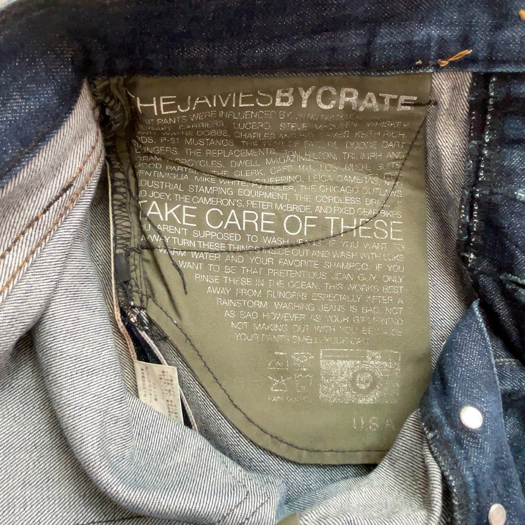 CRATE DENIM(クレートデニム)のCRATE （クレート）メンズ　デニムパンツ ジーンズ　32  メンズのパンツ(デニム/ジーンズ)の商品写真