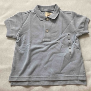 MUJI (無印良品) - 【新品タグ付】無印良品　半袖ポロシャツ　90