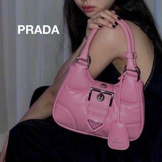 プラダ(PRADA)のPRADA プラダ ムーン パデッドナッパレザー バッグ(ハンドバッグ)