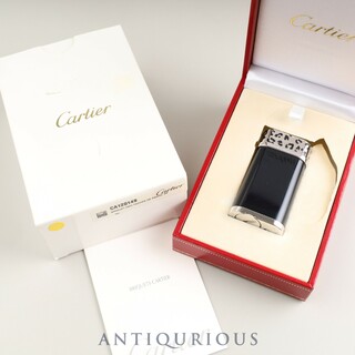 カルティエ(Cartier)のCARTIER カルティエ ライター CA120149 PASHA DE CARTIER PANTHER 黒 箱(タバコグッズ)