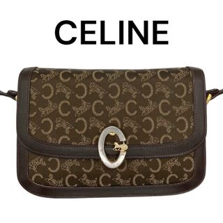 セリーヌ(celine)の【希少】 CELINE セリーヌ Cマカダム ショルダーバッグ  C金具(ショルダーバッグ)