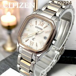 シチズン(CITIZEN)の美品★シチズン/CITIZEN エコドライブ 電波ソーラー レディース腕時計(腕時計)