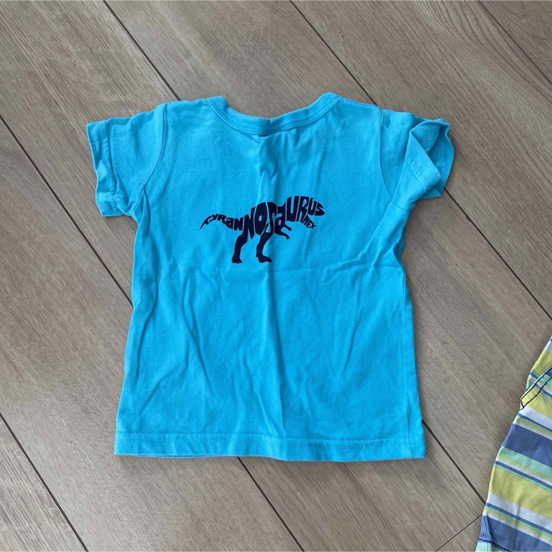 SKAPE(エスケープ)のエスケープ　Tシャツ　ハーフパンツ　まとめ売り　恐竜 キッズ/ベビー/マタニティのベビー服(~85cm)(Ｔシャツ)の商品写真