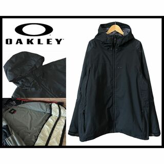 オークリー(Oakley)のXXL ビッグサイズ 古着屋購入 オークリー マウンテンパーカー ジャケット 黒(マウンテンパーカー)