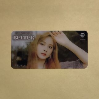 トゥワイス(TWICE)のTWICE BETTER ツウィ クリアしおり(アイドルグッズ)