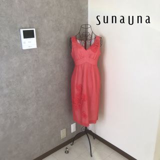 スーナウーナ(SunaUna)のスーナウーナ♡2度着用　ワンピース (ひざ丈ワンピース)