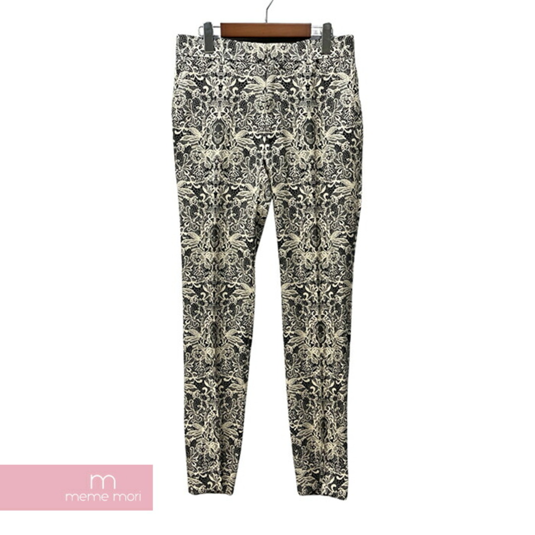 Alexander McQueen(アレキサンダーマックイーン)のAlexander McQueen 19AW Skull Flower Wool Pants  567331 QNW02 アレキサンダーマックイーン スカルフラワー ウール パンツ センタープレス スラックスパンツ スーツ セットアップ ベージュ サイズ46【240413】【中古-A】【me04】 メンズのバッグ(トートバッグ)の商品写真