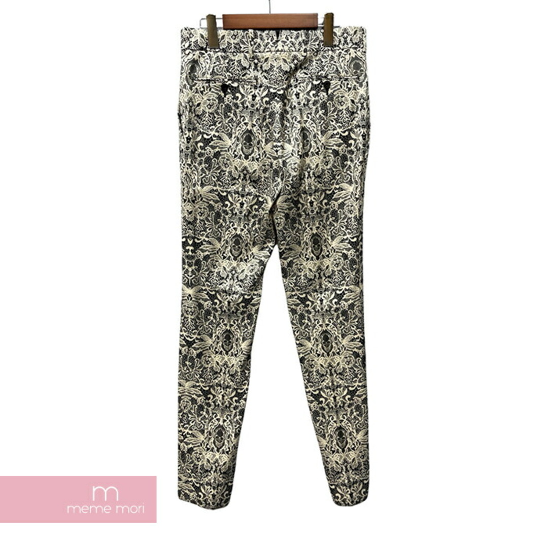 Alexander McQueen(アレキサンダーマックイーン)のAlexander McQueen 19AW Skull Flower Wool Pants  567331 QNW02 アレキサンダーマックイーン スカルフラワー ウール パンツ センタープレス スラックスパンツ スーツ セットアップ ベージュ サイズ46【240413】【中古-A】【me04】 メンズのバッグ(トートバッグ)の商品写真