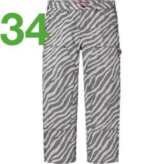 シュプリーム(Supreme)のSupreme Double Knee Painter Pant Zebra(ペインターパンツ)